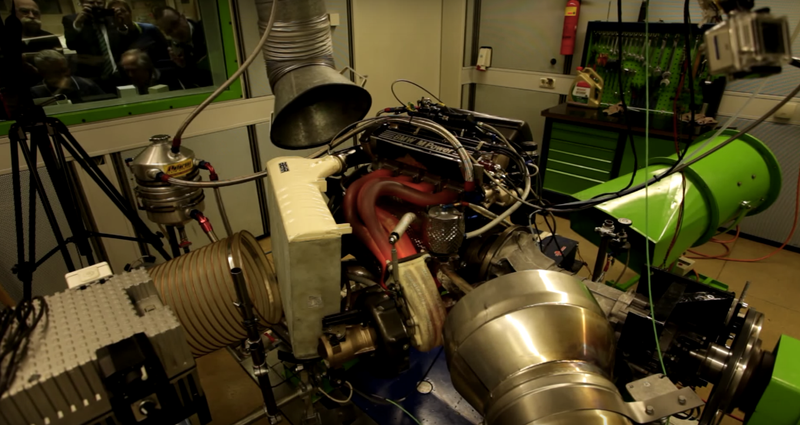 Illustration for article titled Watch BMW Build The Most Powerful F1 Engine Ever Out Of Mustaches And Beer Bellies